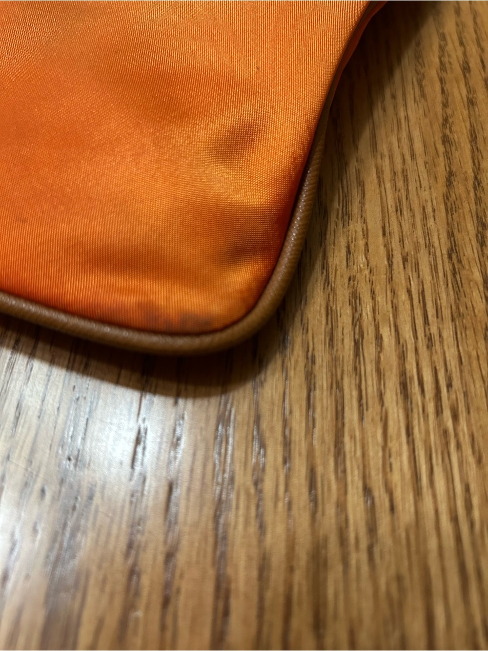 Michael Kors Orange Crossbody Messenger with Leather Trim - Picture 6 of 14